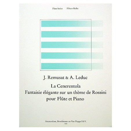 Partition Jean REMUSAT - La Cenerentola pour flute - Avignon Nîmes Marseille