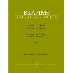 Partition Brahms Concerto violon Opus 77
