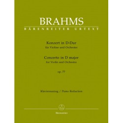 Partition Brahms Concerto violon Opus 77