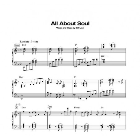 Partition Billy JOEL piano solos