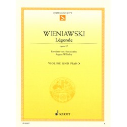 Partition Légende de Wieniawski