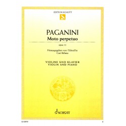 Partition Paganini MOTO PERPETUO