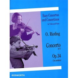 Partition Oskar Rieding Concerto Opus 34 - Avignon Nîmes Marseille