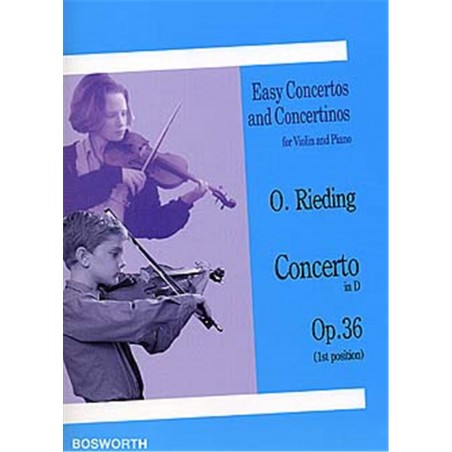Partition Oskar Rieding - Concerto violon Opus 36