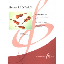 Partition Hubert Leonard Solo facile n°1