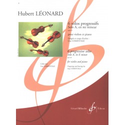 Partition Hubert Leonard SOLO A pour violon - Avignon Nîmes Marseille