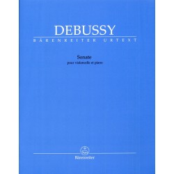 Partition DEBUSSY Sonate pour violoncelle - Avignon Nîmes Marseille