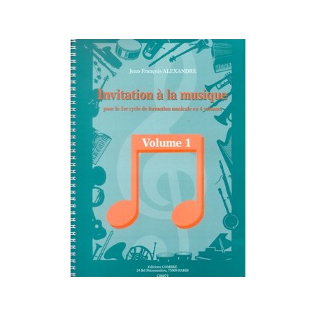 Partition invitation à la musique volume 1