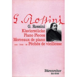 Partition Rossini Les Péchés de vieillesse