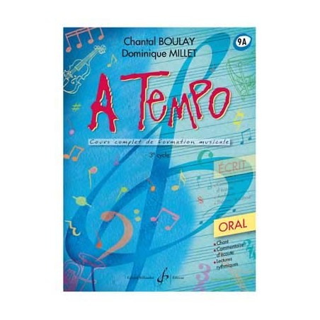 A TEMPO volume 9A - Partie orale partition