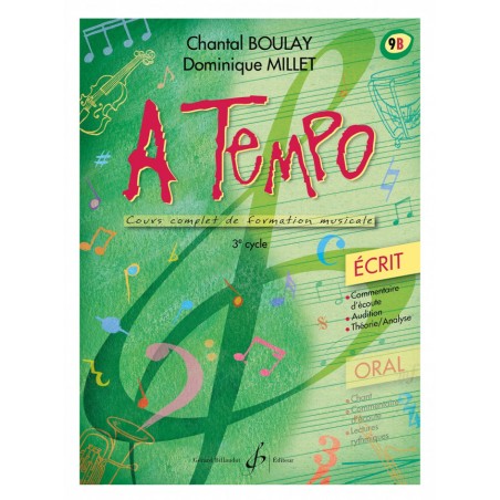 A TEMPO volume 9B - partie écrite partition