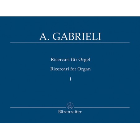 Partition GABRIELI Ricercari für Orgel - Partition orgue