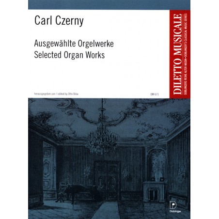 Partition Carl CZERNY pour orgue  - Avignon Nîmes Marseille