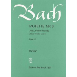 Partition JESU MEINE FREUDE BWV227