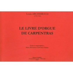 Le livre d'orgue de Carpentras