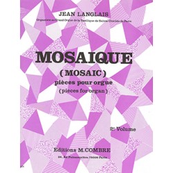 Partition MOSAIQUE de Jean Langlais