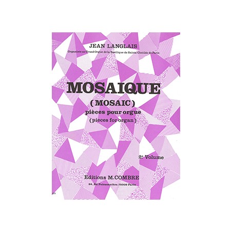 Partition MOSAIQUE de Jean Langlais