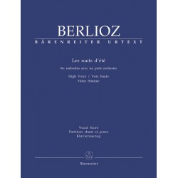 Partition des Nuits d'été de Berlioz