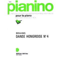 Partition Danse Hongroise pour piano n°4