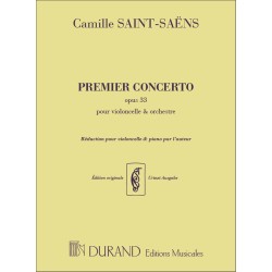 Partition SAINT-SAENS Concerto pour violoncelle n°1