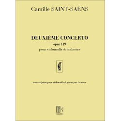Partition Concerto pour violoncelle n°2 de Saint-Saens