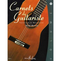 Carnets du guitariste volume 3 d'Yvon Rivoal - Avignon