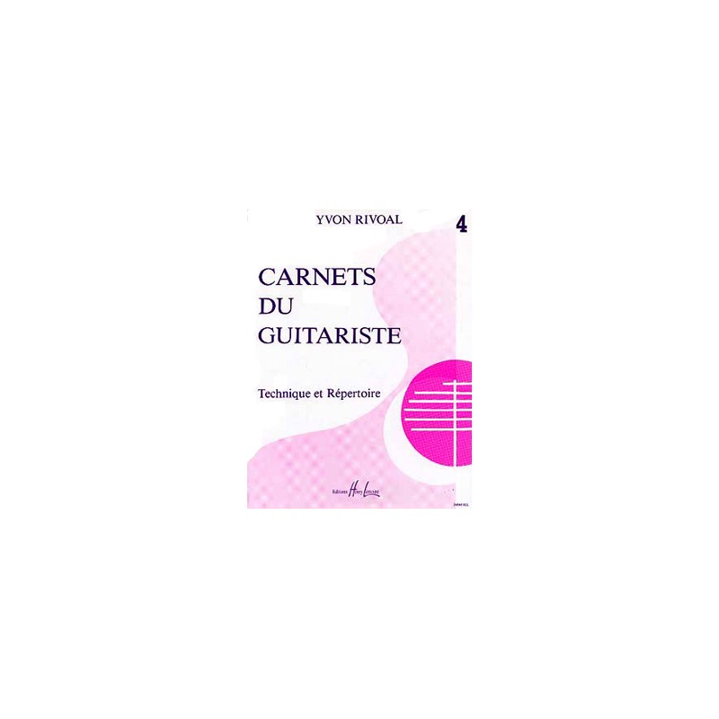 Carnets du guitariste volume 4 - Avignon