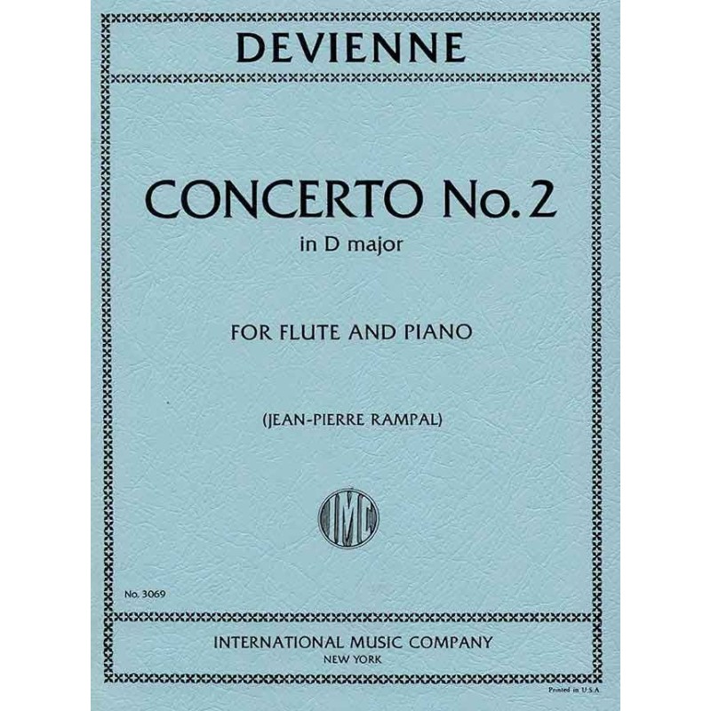 Partition flûte Concerto n°2 de Devienne