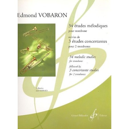 34 Etudes mélodiques de VOBARON