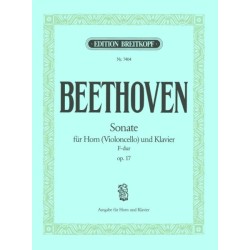 Partition Beethoven Sonate pour cor Opus 17