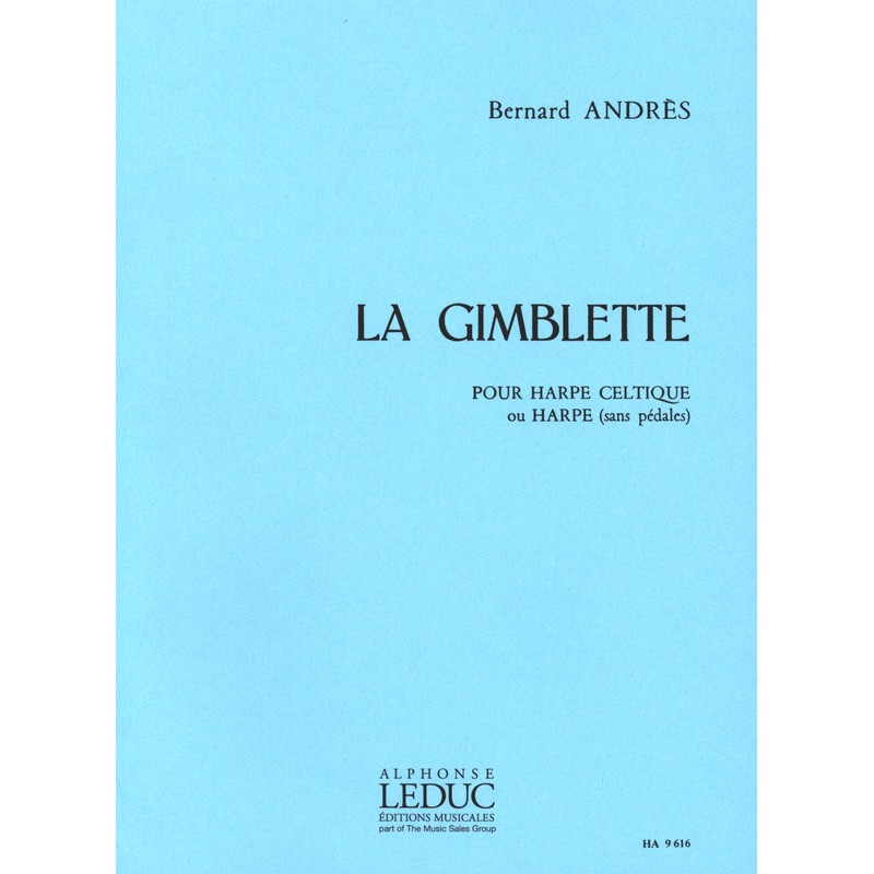 Bernard Andres la gimblette partition