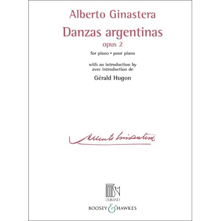 Partition Danses Argentines de Ginastera - Le kiosque à musique Avignon