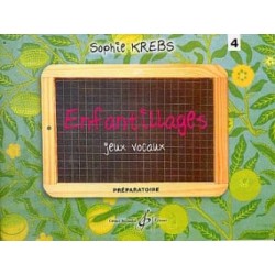 Sophie KREBS Enfantillages jeux vocaux volume 4