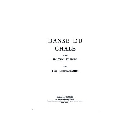 Partition DANSE DU CHALE pour hautbois