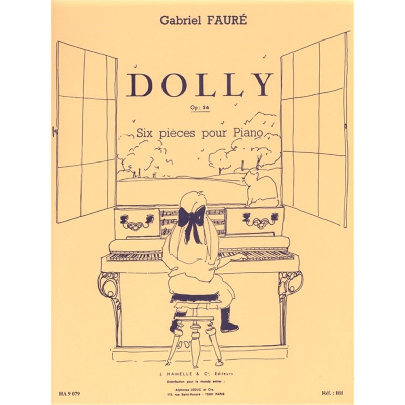 Partition Gabriel Fauré DOLLY pour piano solo - Le kiosque à musique