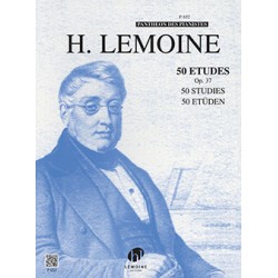 Lemoine 50 études Opus 37 partition piano