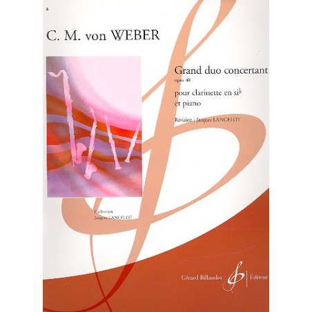 Partition WEBER Grand Duo Concertant