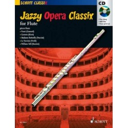 Partition JAZZY OPERA CLASSIX pour flute