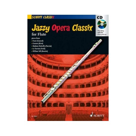 Partition JAZZY OPERA CLASSIX pour flute