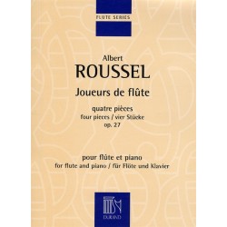 Partition Albert ROUSSEL Joueurs de flûte