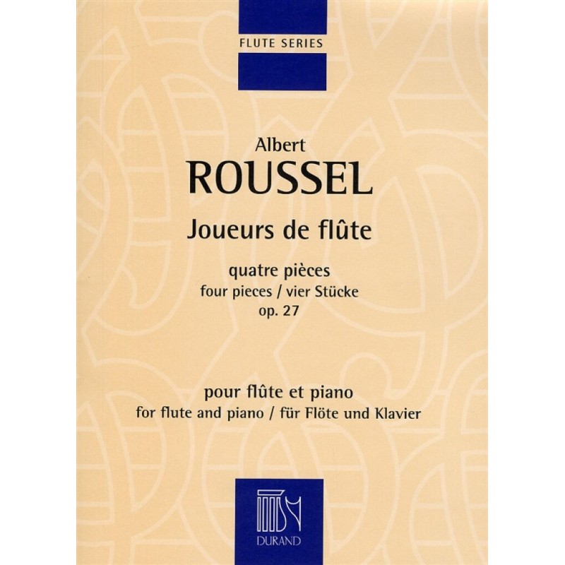 Partition Albert ROUSSEL Joueurs de flûte