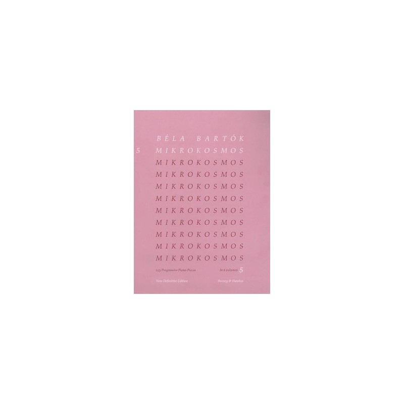 Partition MIKROKOSMOS volume 5 - Avignon