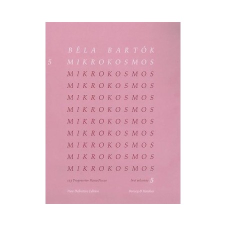 Partition MIKROKOSMOS volume 5 - Avignon