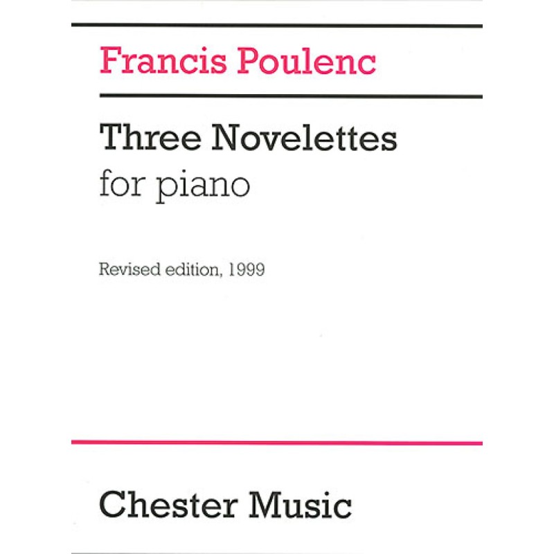 Partition POULENC Trois Novelettes Partition POULENC Trois Novelettes