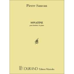 Partition Pierre Sancan Sonatine pour hautbois