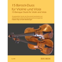 12 BAROQUE DUOS pour violon et alto