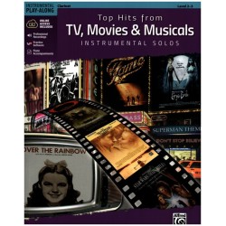 Top hits from TV, Movies and Musicales clarinette