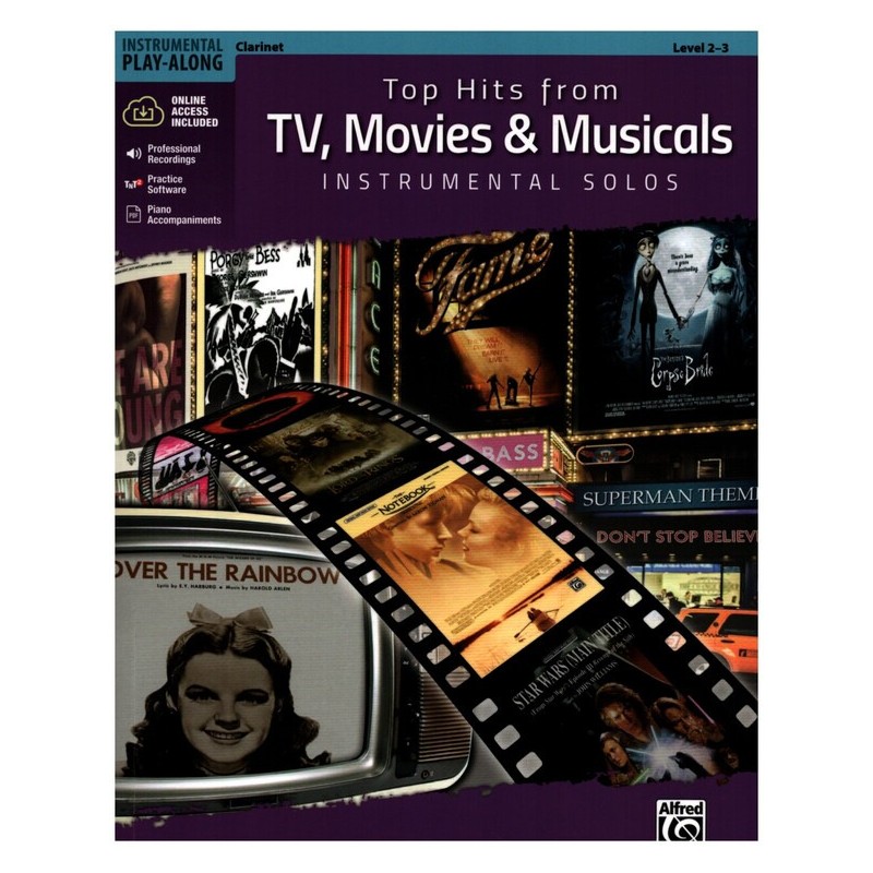 Top hits from TV, Movies and Musicales clarinette
