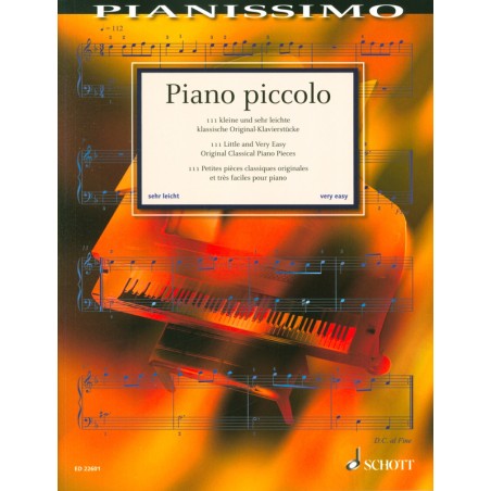 Partition Pianissimo Piano Piccolo