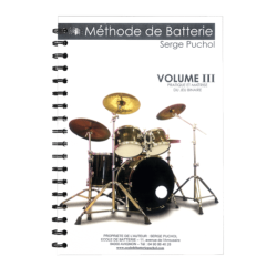 Serge Puchol - Méthode de batterie volume 3